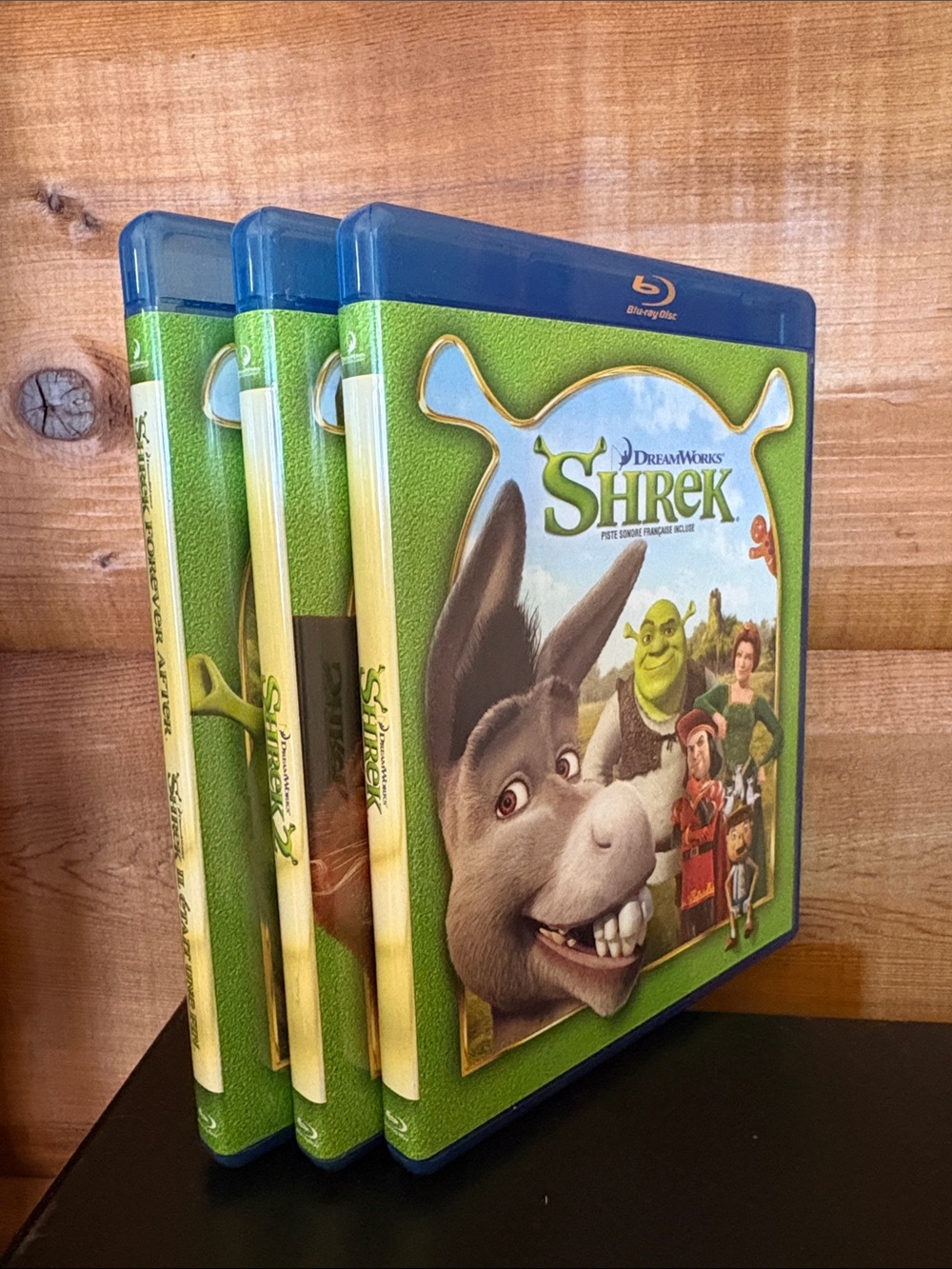 Shrek, Shrek 2, Shrek Forever After Blueray DVD | Bundle of 3